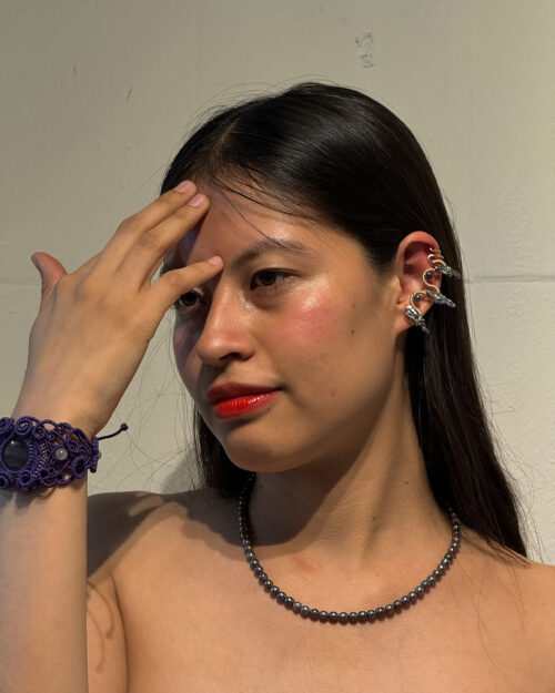 Pulsera Macrame y Labradorita