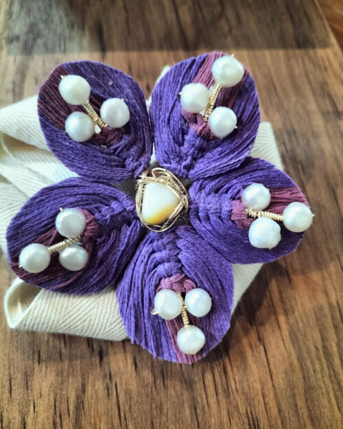 Flor Multiusos 5 Petalos Morado