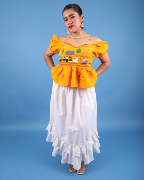 Blusa Fiestas en Oaxaca