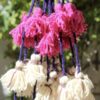 Tlacoyales Pompones Rosa y Blanco - Image 2