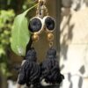 Aretes Rodetes Negros