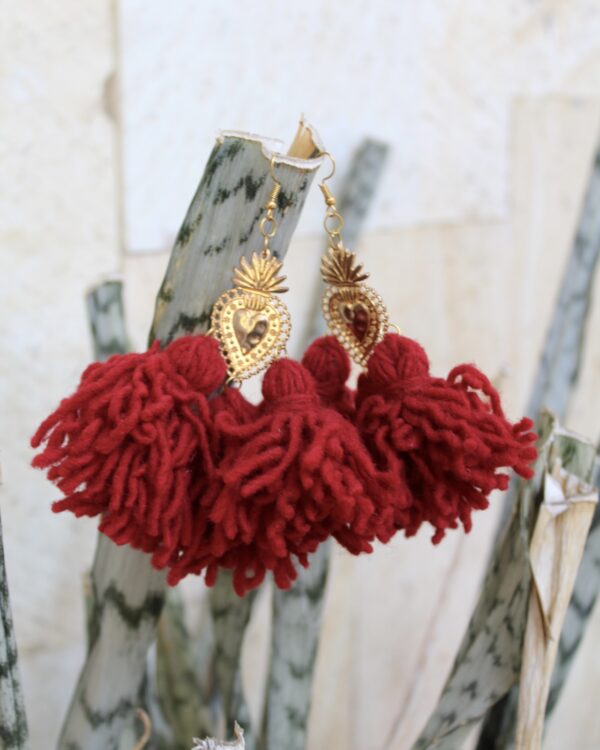 Aretes Corazón Oaxaqueño