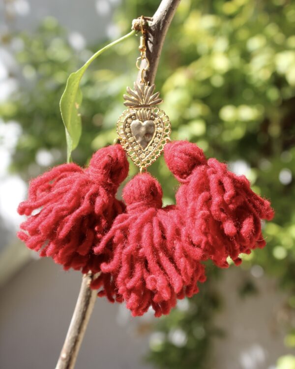 Aretes Corazón Oaxaqueño - Image 4