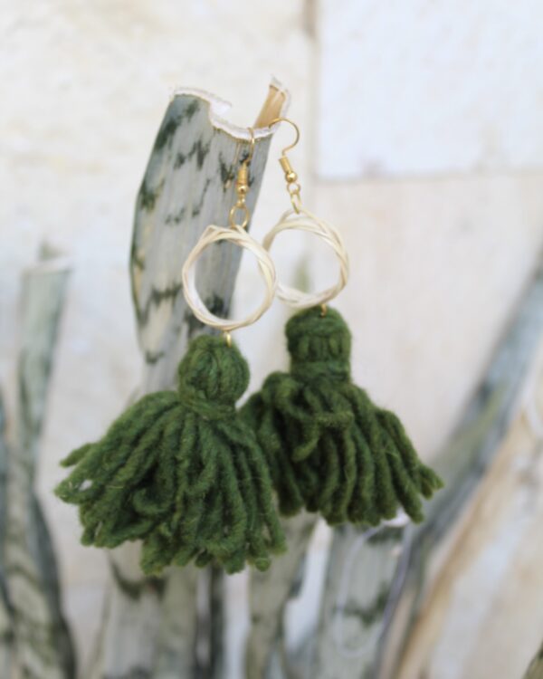 Aretes Rodetes Verdes - Image 3