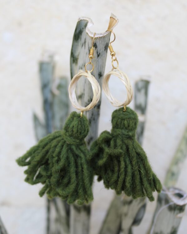 Aretes Rodetes Verdes