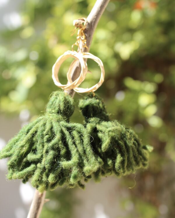 Aretes Rodetes Verdes - Image 4