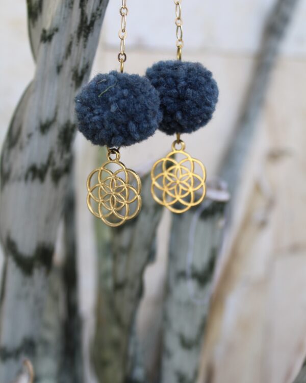 Aretes Flor de Vida