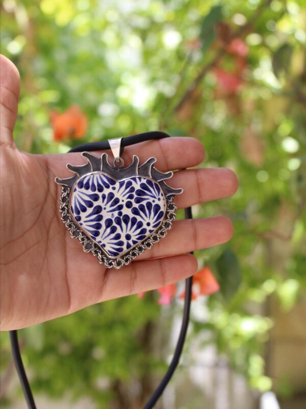 Collar Corazón Talavera MED - Image 3