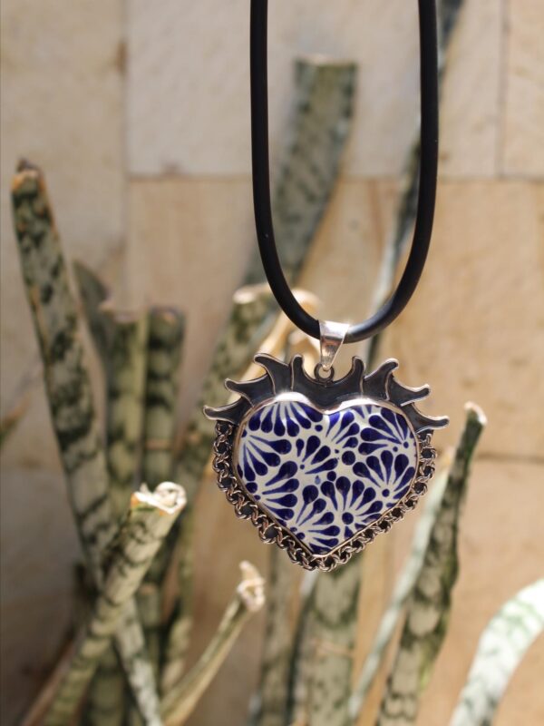 Collar Corazón Talavera MED