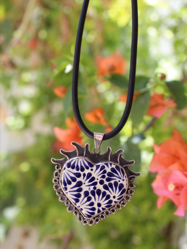Collar Corazón Talavera MED - Image 5