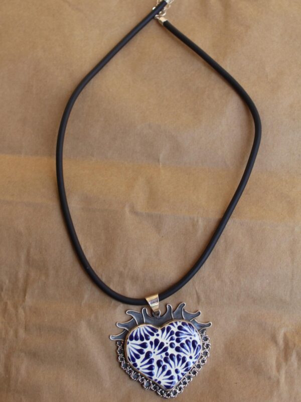 Collar Corazón Talavera MED - Image 8