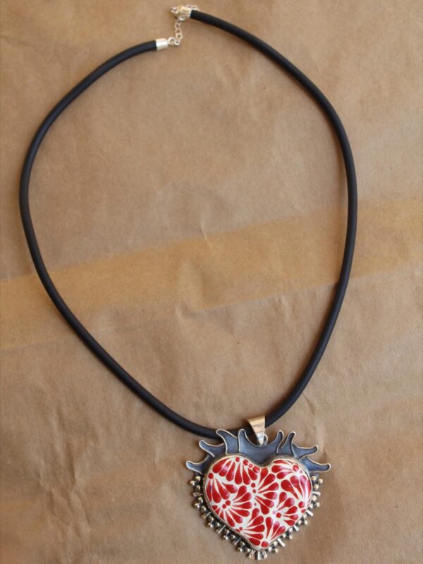 Collar Corazón Talavera MED - Image 9