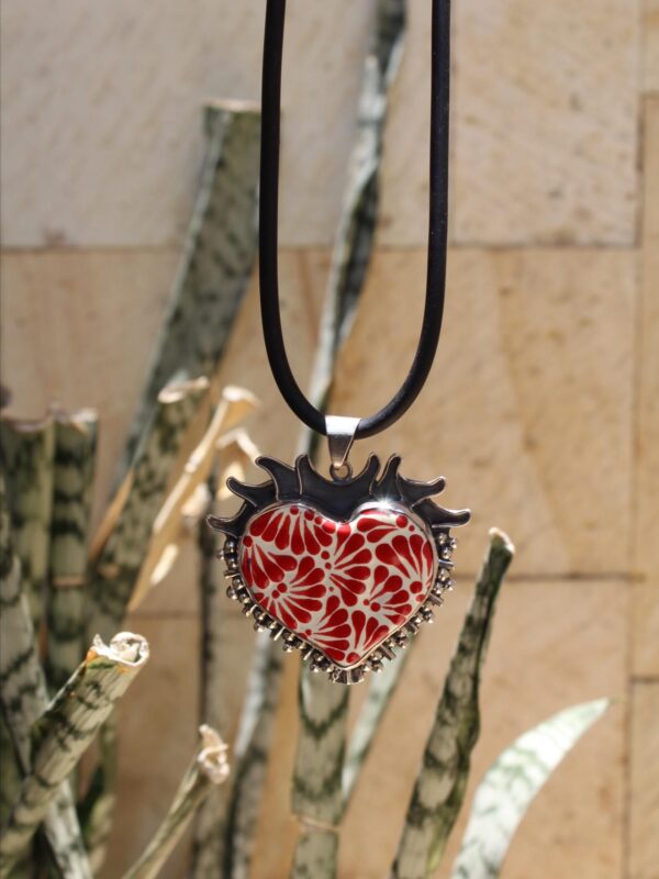 Collar Corazón Talavera MED - Image 4
