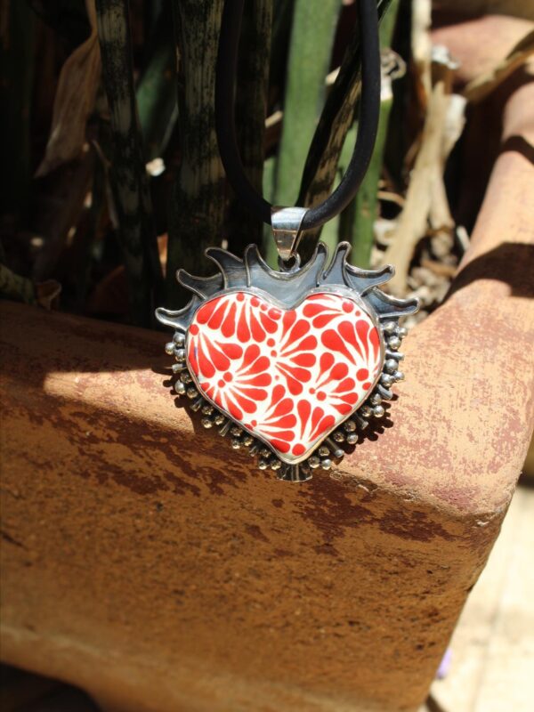 Collar Corazón Talavera MED - Image 2