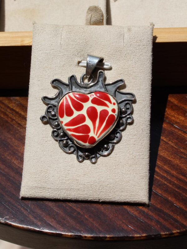 Dije/Collar Corazón Talavera CH