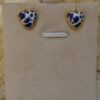 Aretes Chapa de Oro Corazón - Image 4