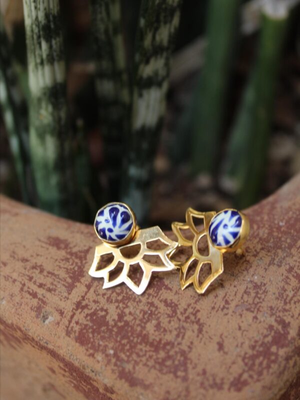 Aretes Chapa de Oro Redondos