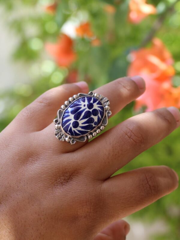 Anillo Ovalo Talavera - Image 2