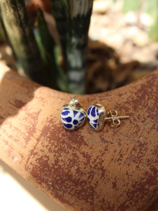 Aretes Broquel Corazón
