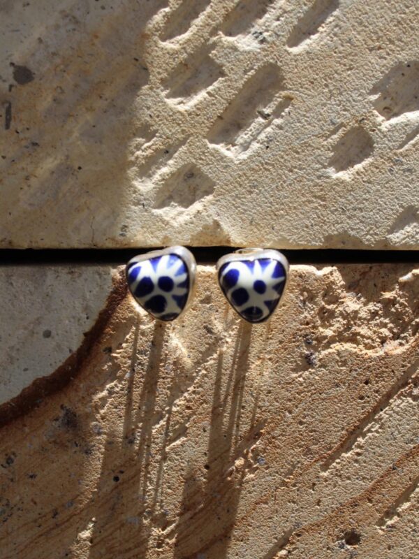 Aretes Broquel Corazón - Image 3