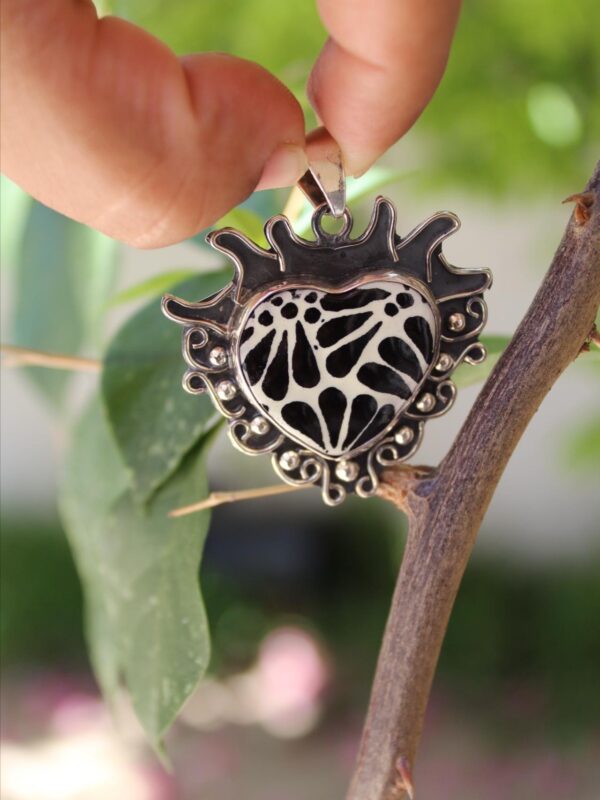 Dije/Collar Corazón Talavera CH - Image 10