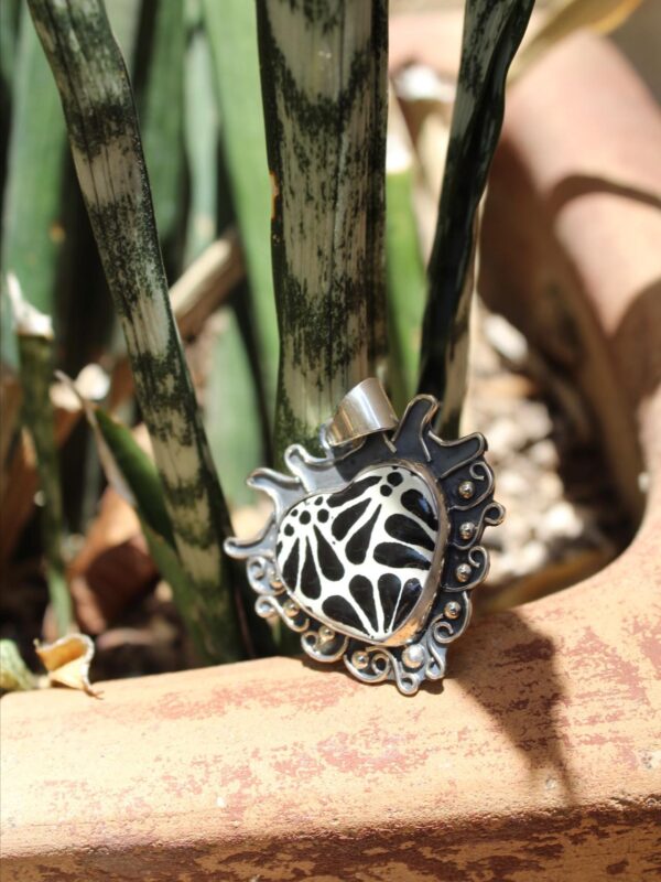 Dije/Collar Corazón Talavera CH - Image 3