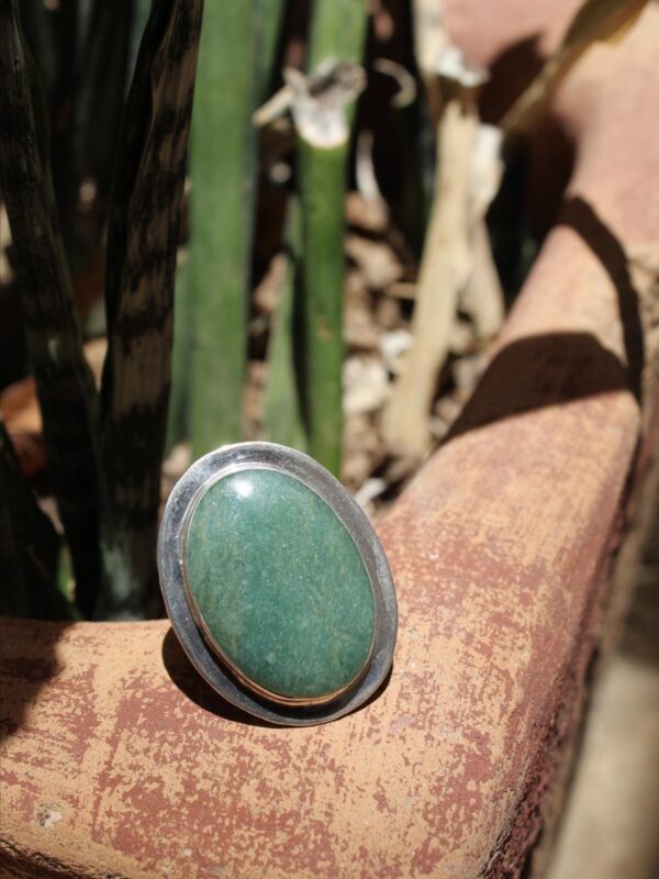 Anillo Jade Ovalo