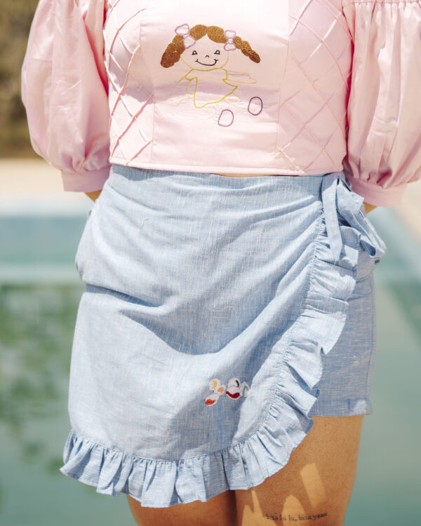 Falda Short Canicas