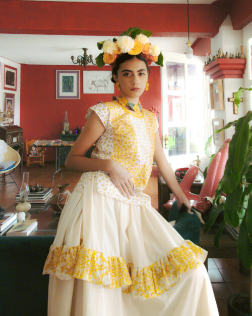 Huipil Sencillo Amarillo