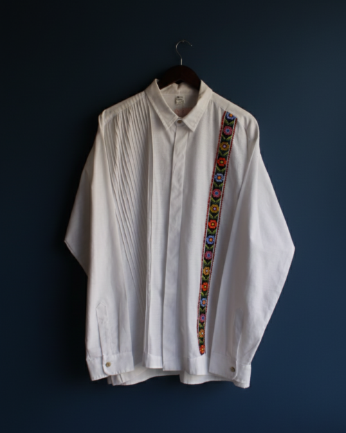 Camisa Blanca Chaquira Calibrada