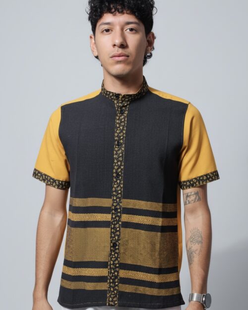 Camisa Flores Amarillo