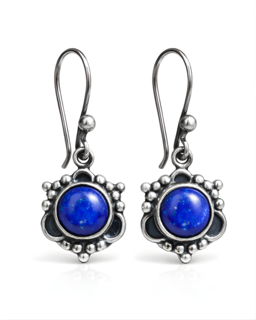 Aretes Plata Lapislázuli Un Nivel