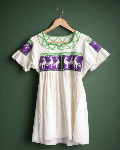 Blusa Natural Aves Lila