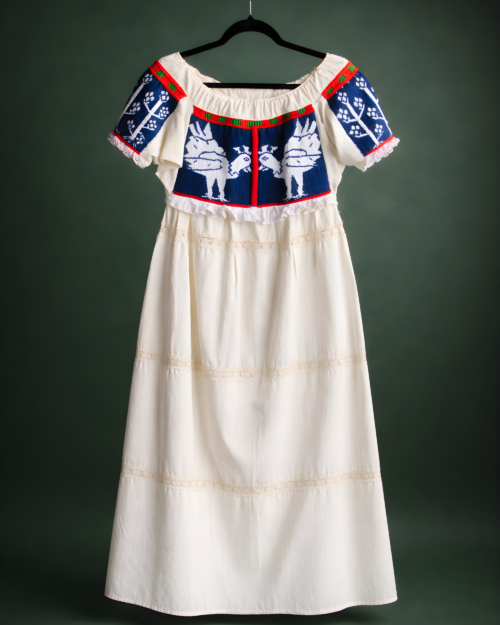 Vestido Natural Gallabas Azul