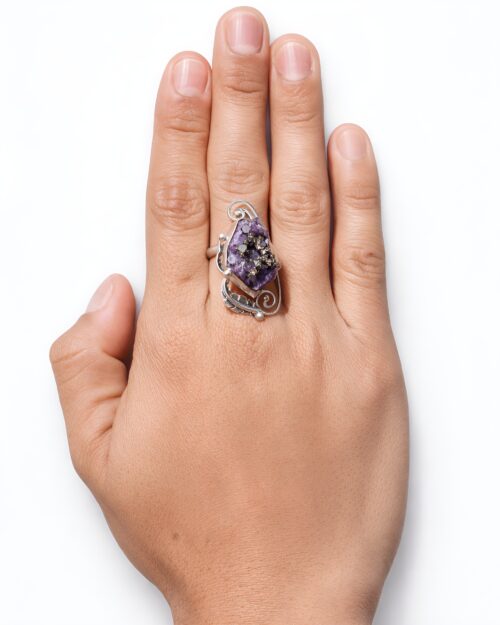 Anillo Plata con Pirita