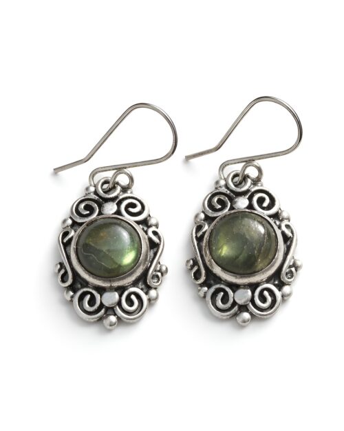 Aretes Plata Un Solo Nivel Espirales