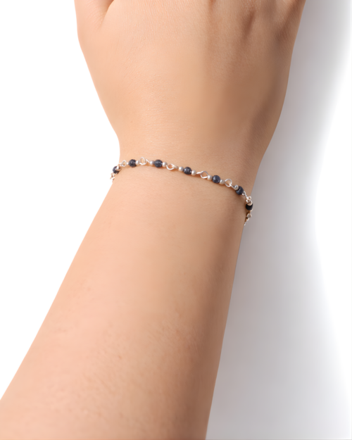 Pulsera Eslabones de Piedra Lapislázuli