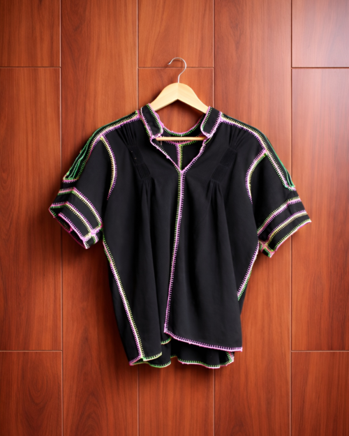 Blusa Sirena Negra Fosforecente