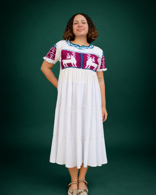 Vestido Natural Venados de Uva