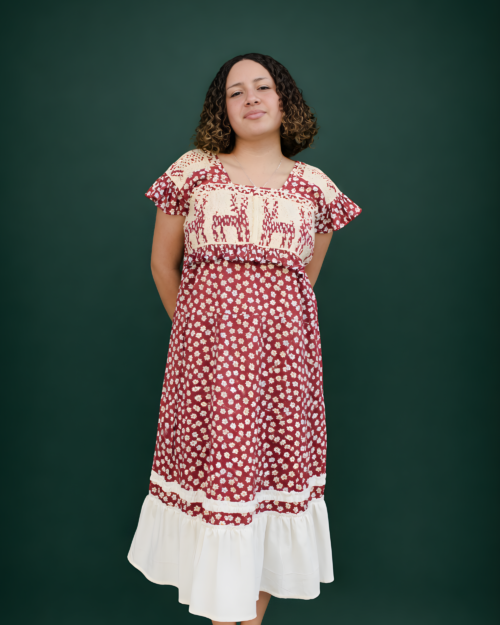 Vestido Vino Venados Beige